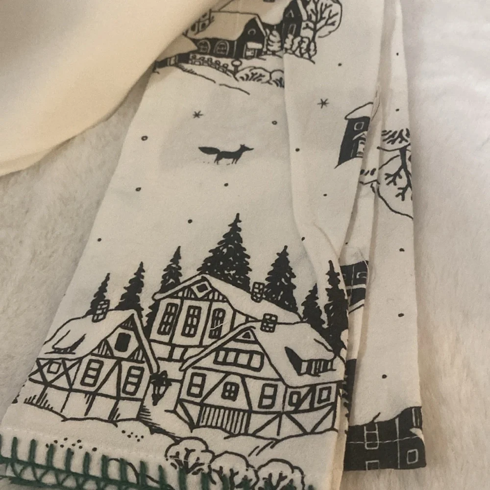 Target BP 2021 Christmas Ski Lodge Dish Towels